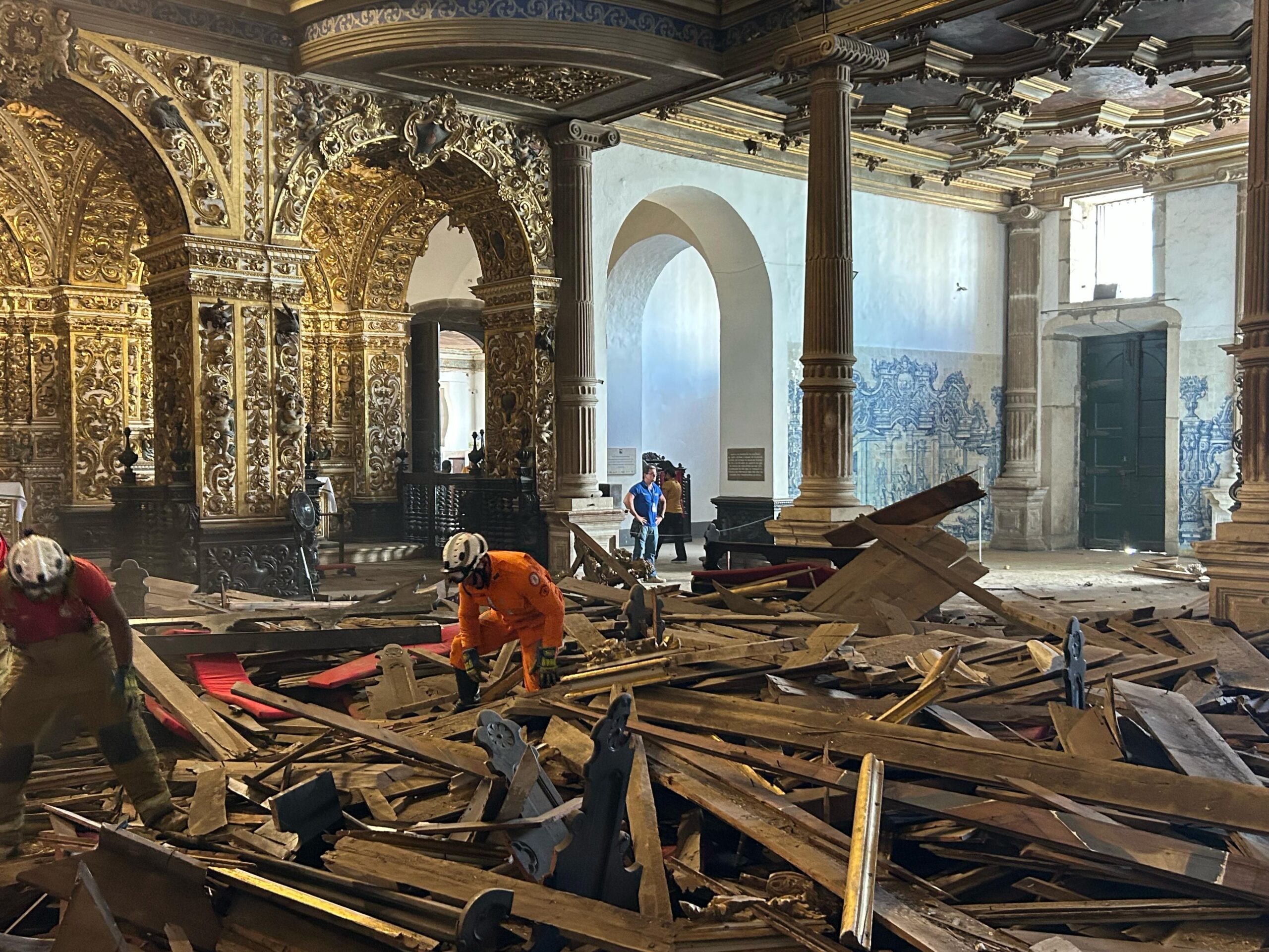 Igreja que desabou em Salvador pediu vistoria ao Iphan na segunda; visita seria nesta quinta, diz presidente do órgão
