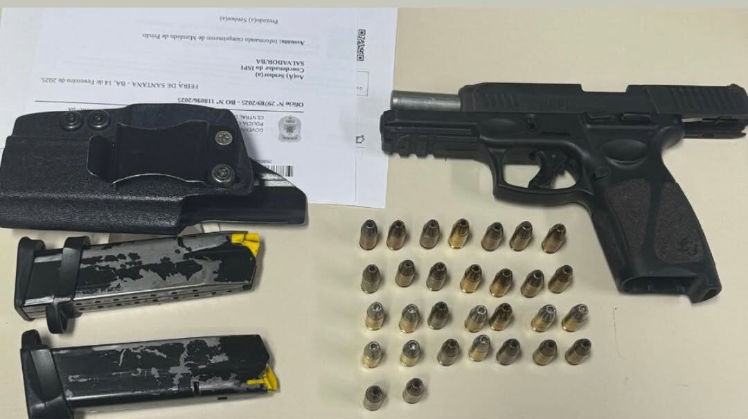 65ªCIPM prende homem por porte ilegal de arma de fogo, no bairro Tomba
