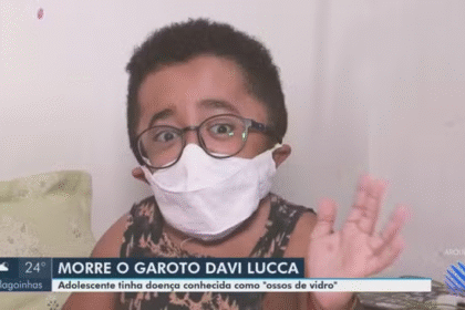 Morre aos 15 anos Davi Lucca, menino com ‘ossos de vidro’ em Feira de Santana