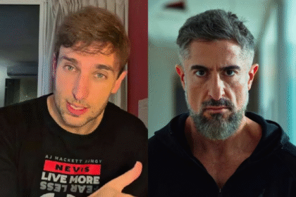 ‘Homem castrado que abana o rabo’, diz Leo Lins sobre Marcos Mion em novo show polêmico