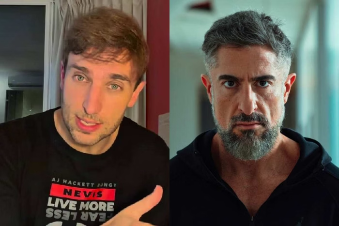 ‘Homem castrado que abana o rabo’, diz Leo Lins sobre Marcos Mion em novo show polêmico