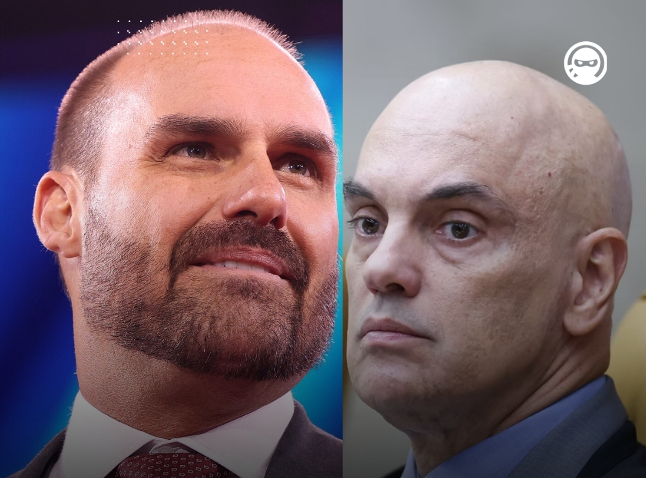 Moraes determina bloqueio de bens de Eduardo Bolsonaro e investiga ações nos EUA