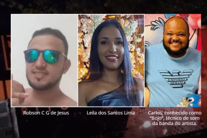 Três mortos em acidente com ônibus da banda de Netto Brito na BA-046