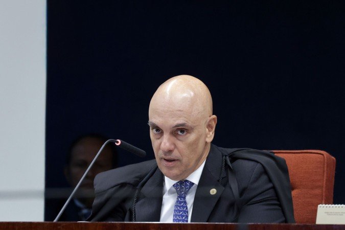Sessão do STF com Ministro Alexandre de Moraes no caso Marielle Franco