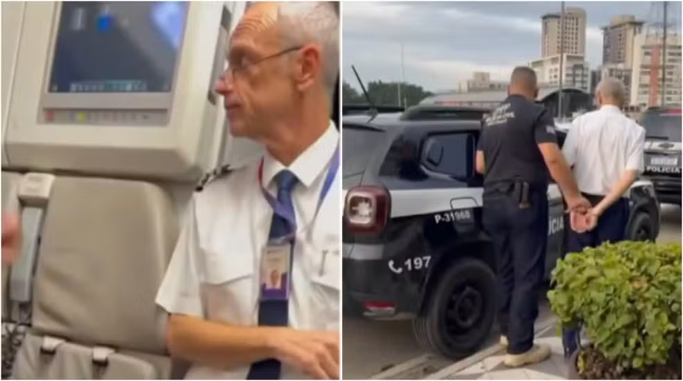 Piloto é preso dentro de avião no aeroporto de Congonhas suspeito de manter rede de abuso sexual infantil Piloto é preso dentro de avião no aeroporto de Congonhas suspeito de manter rede de abuso sexual infantil