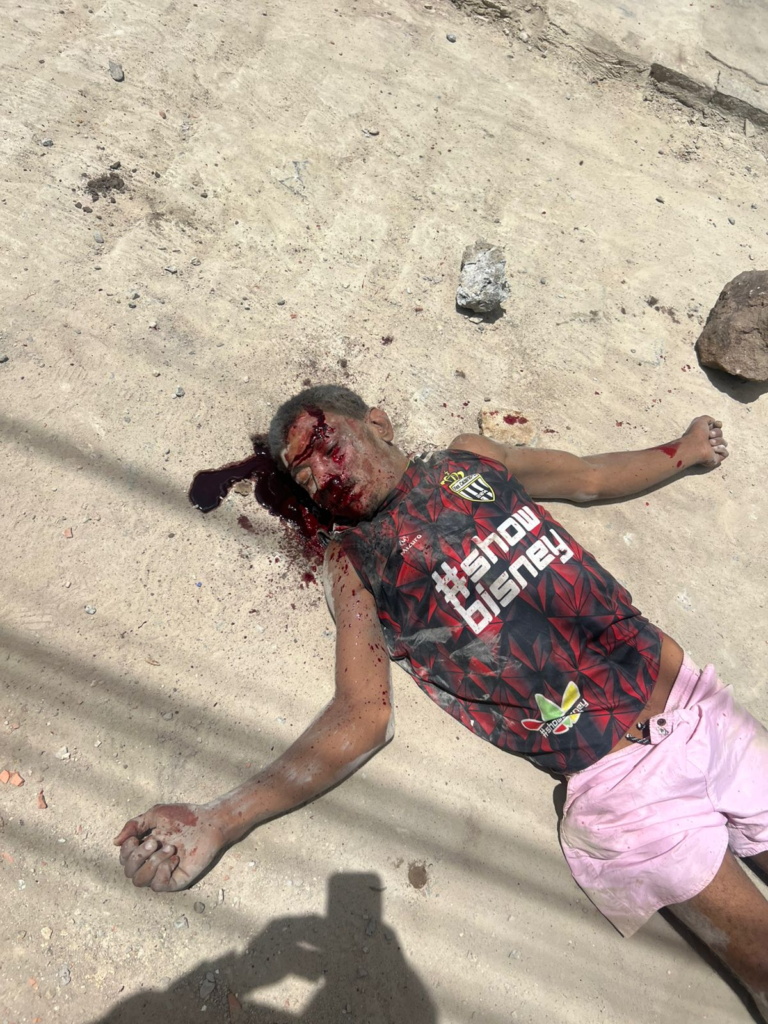 Local do espancamento na Chácara São Cosme