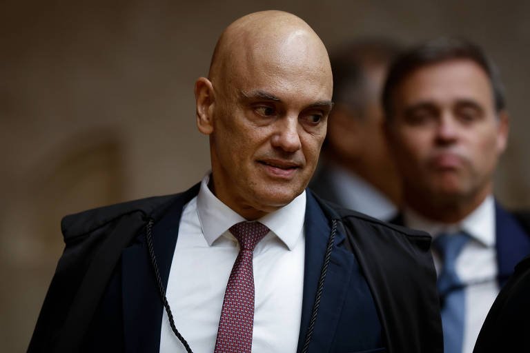Ministro Alexandre de Moraes no plenário do STF