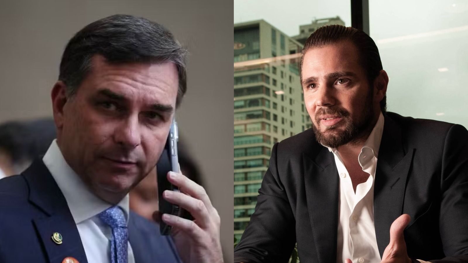 Flávio Bolsonaro e Daniel Vorcaro