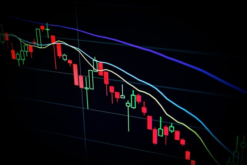 Painel de cotações da bolsa de valores
