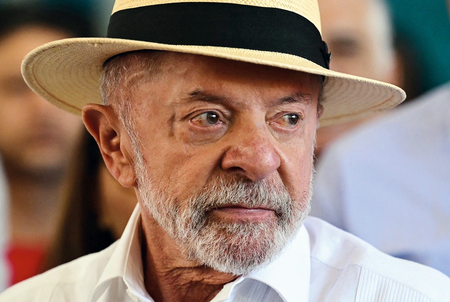 Presidente Luiz Inácio Lula da Silva durante pronunciamento público